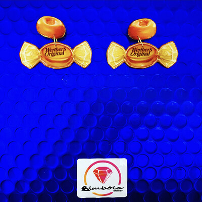 Pendientes caramelo lollipop earrings candy earrings pendientes chuches jelly bean earrings 
