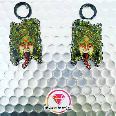 PENDIENTES MEDUSA EARRINGS PENDIENTES MUJER SERPIENTE SNAKE EARRINGS HALLOWEEN EARRINGS EXCLUSIVE DESIGN ENTE SHOP 