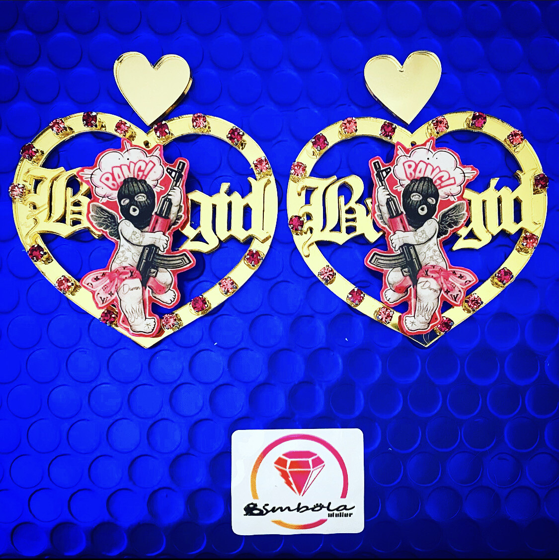 Pendientes San Valentín pendientes corazones pendientes princesa Pendientes corazón cupido 