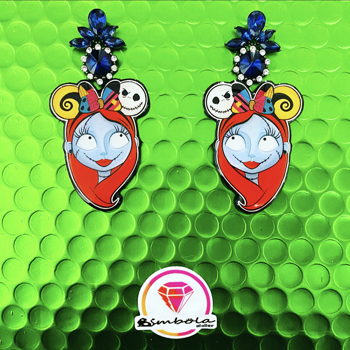 PENDIENTES SALLY PENDIENTES TIM BURTON EARRINGS NIGHTMARE BEFORE CHRISTMAS EARRINGS PENDIENTES HALLOWEEN EARRINGS PESADILLA ANTES DE NAVIDAD