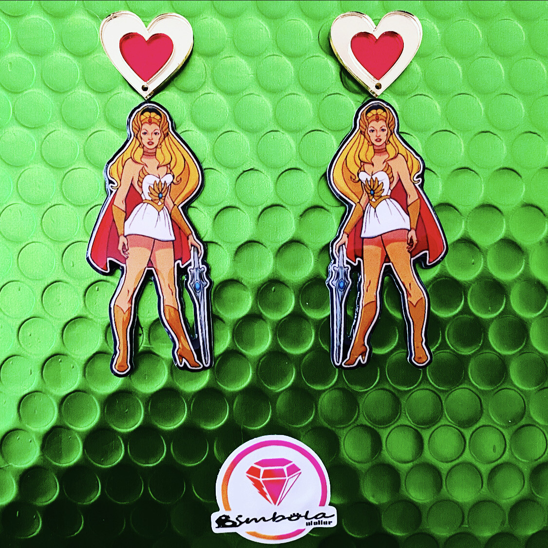 Pendientes Shera earrings pendientes Comics cartoon earrings
