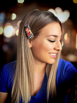 PASADOR DE PELO CLIP CABELLO HORQUILLA ADORNO LOLA FLORES ENTE SHOP DESIGN 