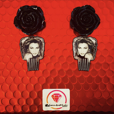 Pendientes Rocío Jurado Rocio Pendientes peineta Pendientes flamencos 