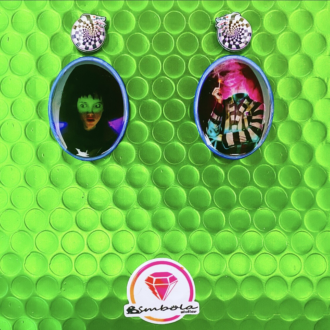 Pendientes Beetlejuice earrings snake serpiente bitelchus Lydia