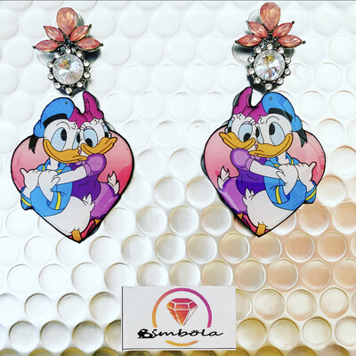 PENDIENTES DONAL DAISY EARRINGS DIBUJOS ANIMADOS PENDIENTES PATO Bimbolitos