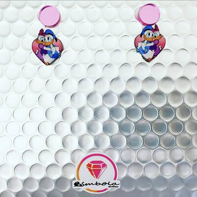 PENDIENTES DONAL DAISY EARRINGS FUNNY CARTOON DIBUJOS ANIMADOS PENDIENTES PATO