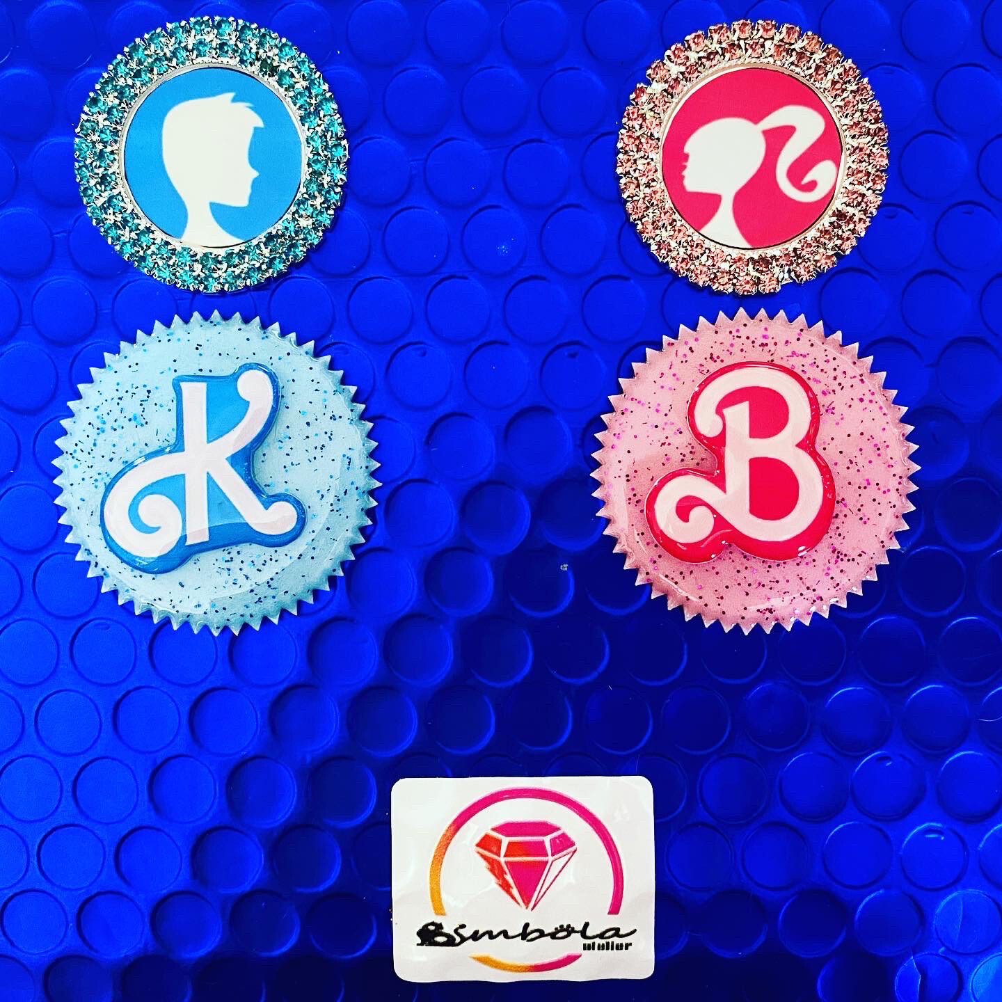 Pendientes Muñeca doll earrings pendientes Barbi Pendientes princesa pendientes chupete gender reveal pendientes Ken 