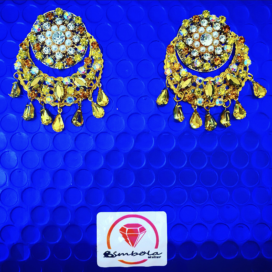 Pendientes gitana gipsy earrings pendientes etnicos pendientes strass perlas pendientes princesa