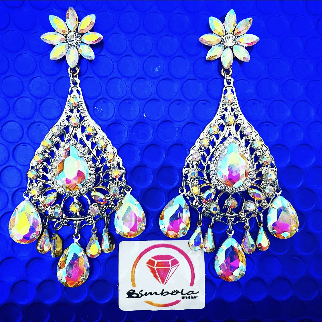 Pendientes gitana gipsy earrings pendientes etnicos pendientes strass perlas pendientes princesa