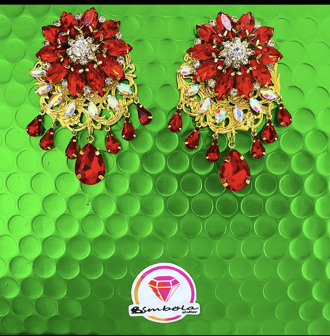 Pendientes gitana gipsy earrings pendientes etnicos pendientes strass perlas pendientes princesa