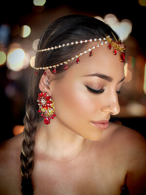 Pendientes gitana gipsy earrings pendientes etnicos pendientes strass perlas pendientes princesa