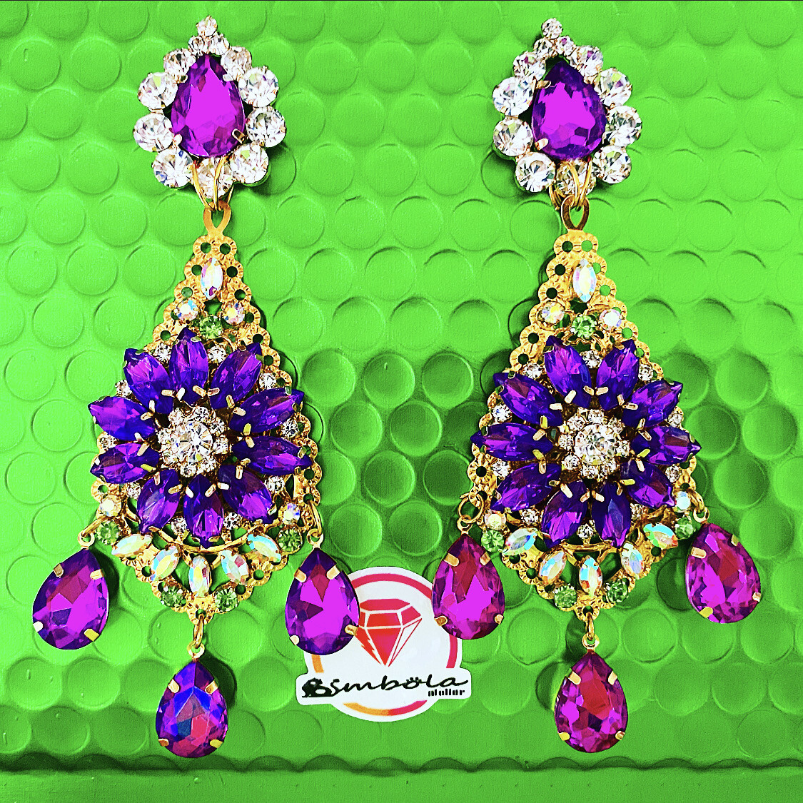 Pendientes gitana gipsy earrings pendientes etnicos pendientes strass perlas pendientes princesa
