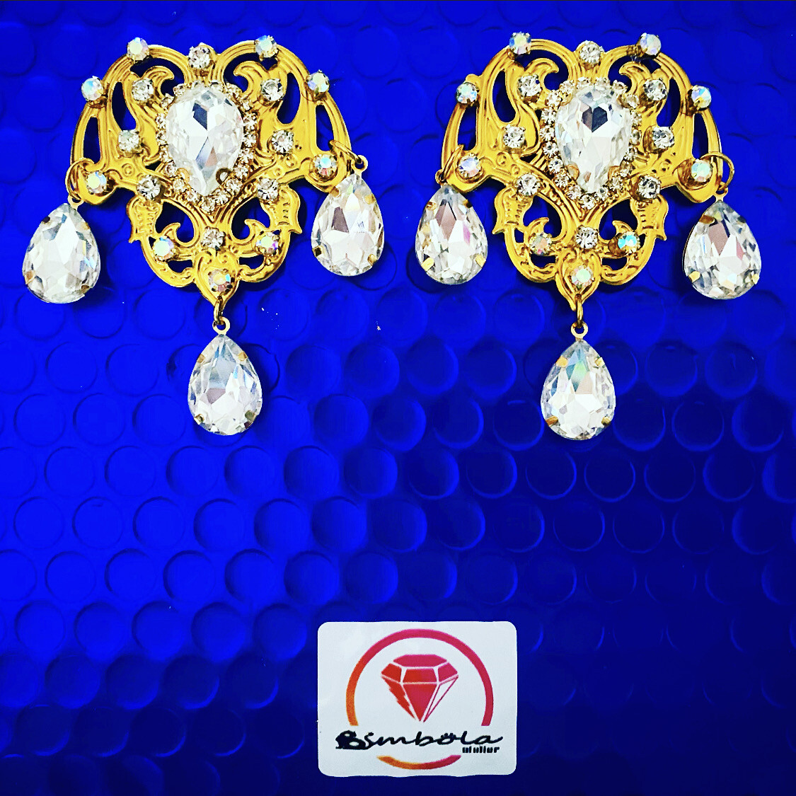Pendientes gitana gipsy earrings pendientes etnicos pendientes strass perlas pendientes princesa