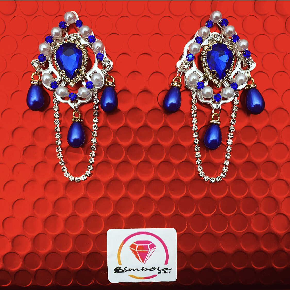 Pendientes gitana gipsy earrings pendientes etnicos pendientes strass perlas pendientes princesa