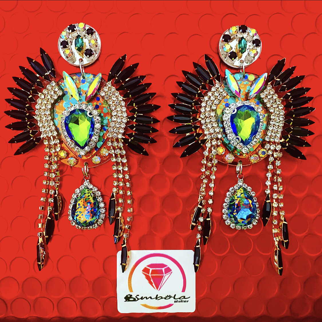 Pendientes gitana gipsy earrings pendientes etnicos pendientes strass perlas pendientes princesa