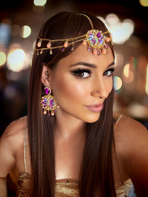 Pendientes gitana gipsy earrings pendientes etnicos pendientes strass perlas pendientes princesa