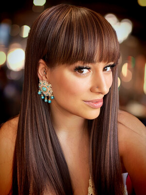 Pendientes gitana gipsy earrings pendientes etnicos pendientes strass perlas pendientes princesa 