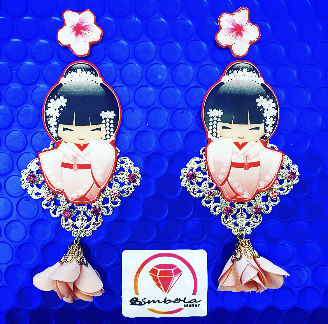 PENDIENTES GEISHA EARRINGS PENDIENTES TATTOO EARRINGS PENDIENTES JAPONESA PENDIENTES CHINA