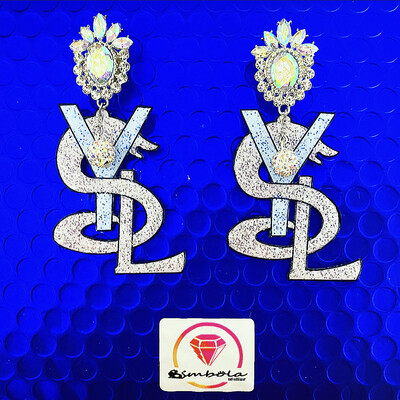 Pendientes gitana gipsy earrings pendientes etnicos pendientes strass perlas pendientes princesa YSL