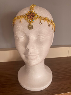 Tiara barroca Tiara dorada Tiara monedas Tiara leopardo