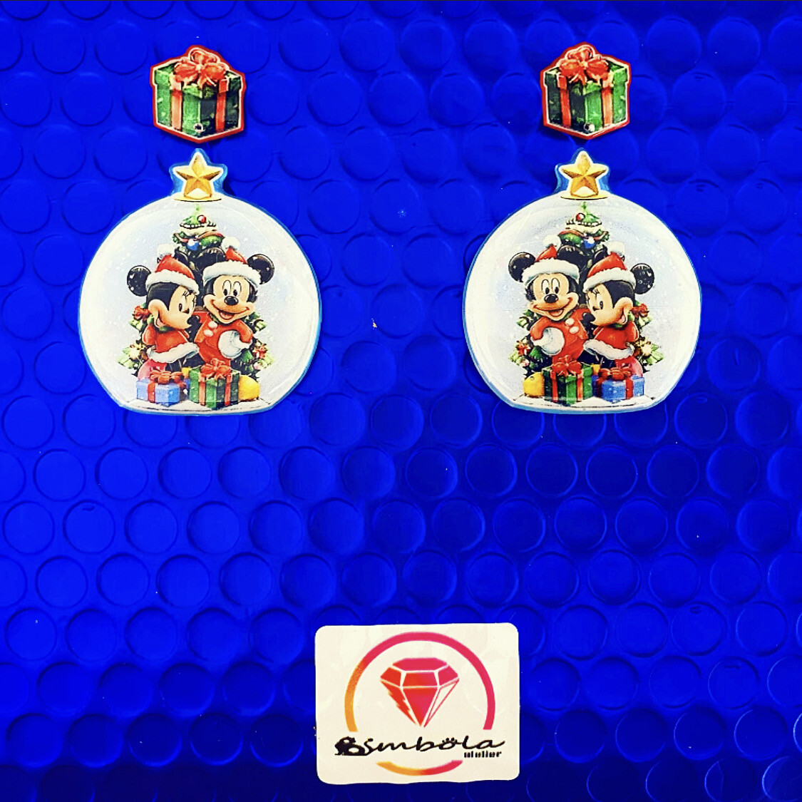 Pendientes jengibre Gingerbread earrings Freak earrings Christmas earrings pendientes navidad 