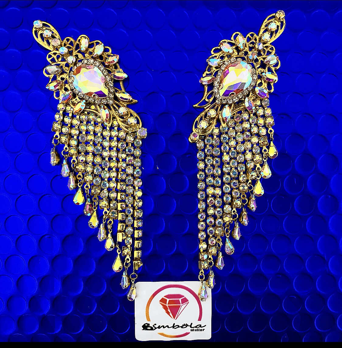 Pendientes gitana gipsy earrings pendientes etnicos pendientes strass perlas pendientes princesa