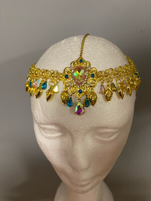 Tiara barroca Tiara dorada Tiara monedas Tiara leopardo