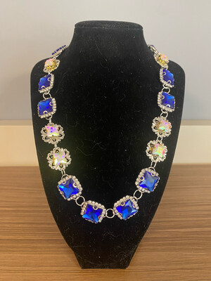 Collar barroco collar dorado collar hombre collar metacrilato 