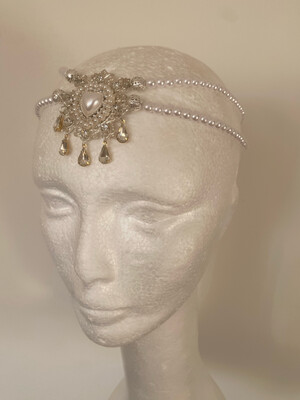 Tiara bolas adorno cabeza 