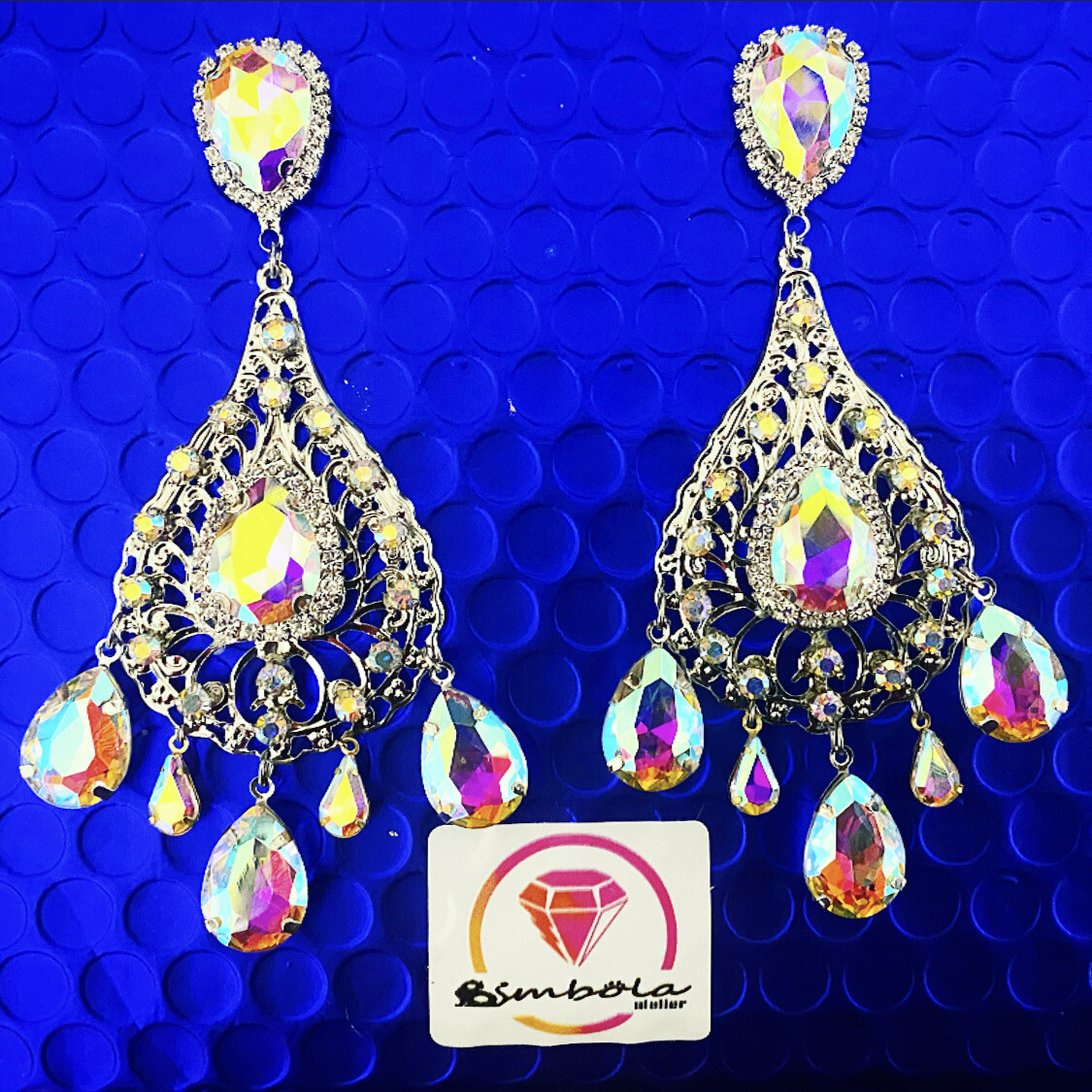 Pendientes gitana gipsy earrings pendientes etnicos pendientes strass perlas pendientes princesa