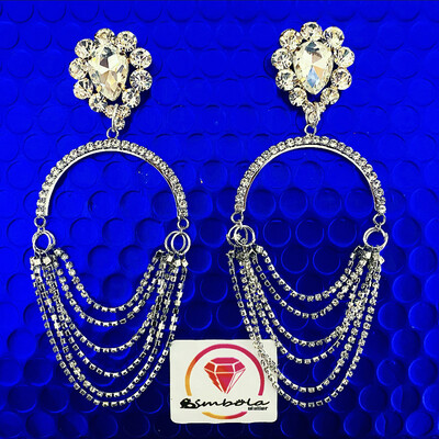 Pendientes gitana gipsy earrings pendientes etnicos pendientes strass perlas pendientes princesa