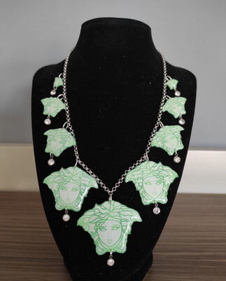 Collar cadena acero collar versa collar medusas etnico gipsy 