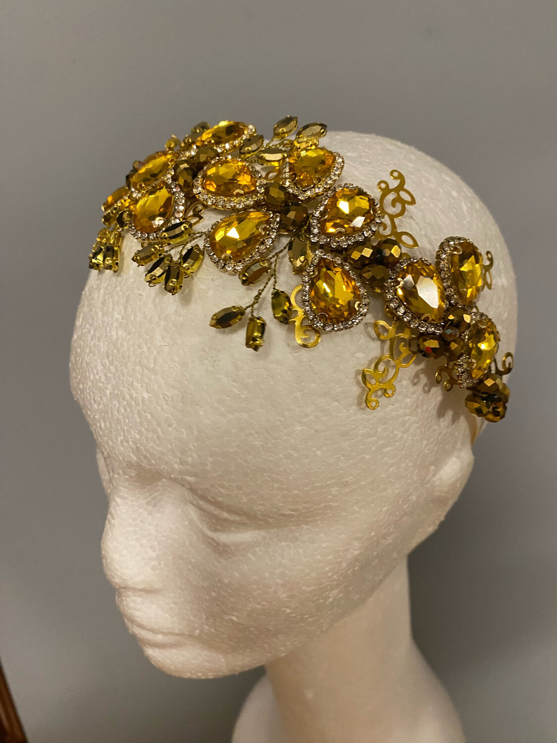 Diadema pedrería diadema incrustaciones