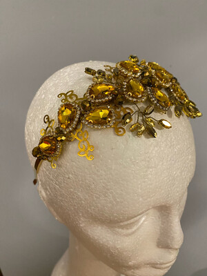 Diadema pedrería diadema incrustaciones