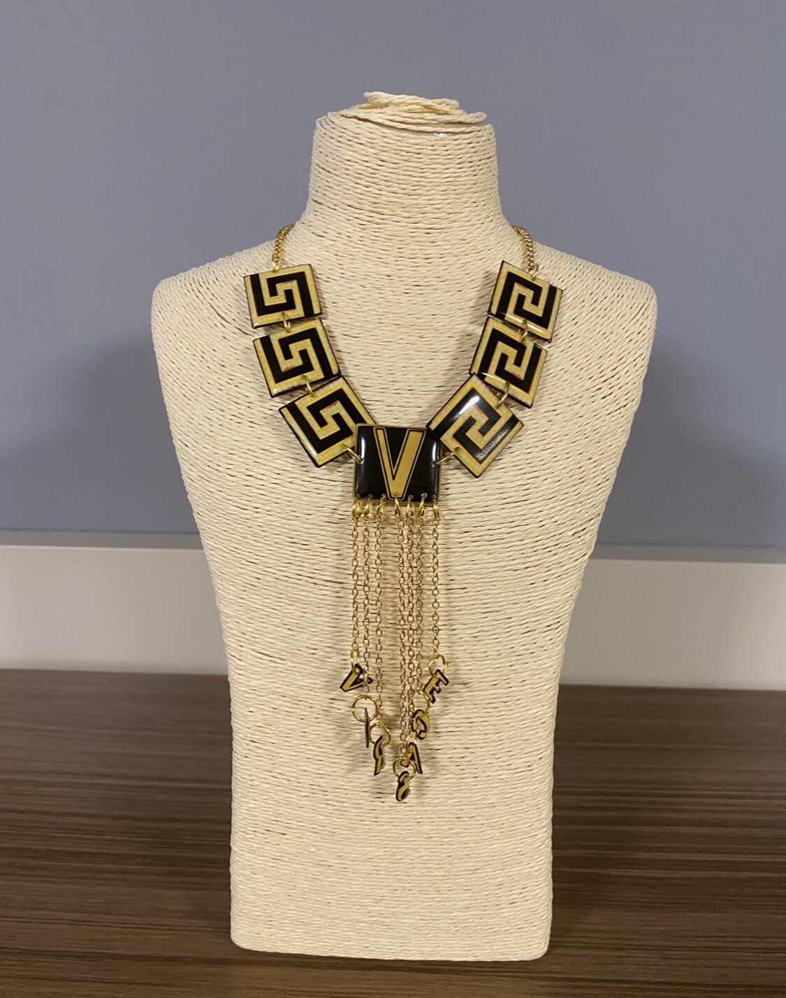 Collar barroco collar dorado collar corazones collar versa couture