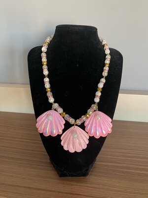 Collar conchitas collar conchas collar Barb collar holográfico 