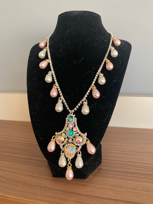 Collar cadena strass collar lujo collar etnico gipsy 