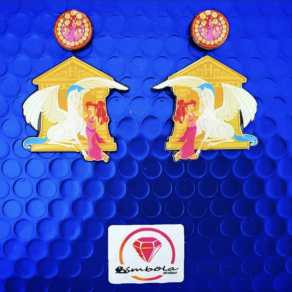 Pendientes Hercules pendientes dibujos animados