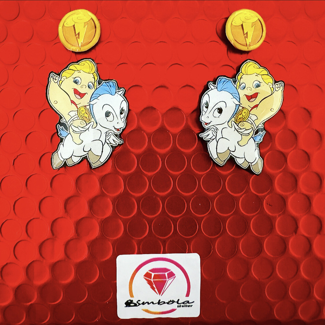 Pendientes Hercules pendientes dibujos animados