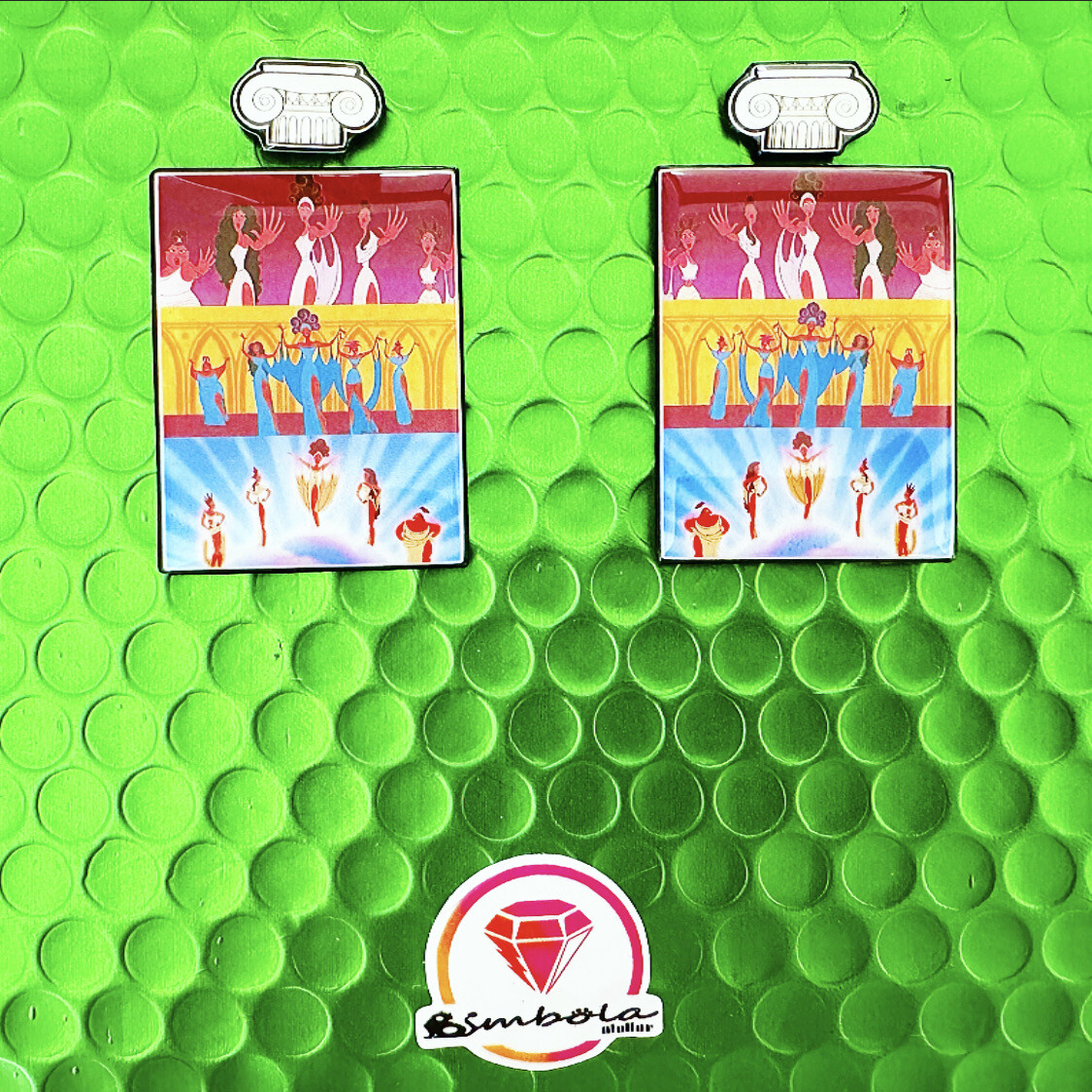 Pendientes Hercules pendientes dibujos animados