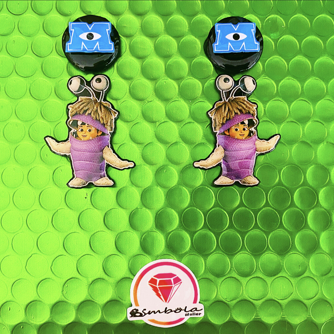 Pendientes dibujos animados pendientes monsters disfraz 