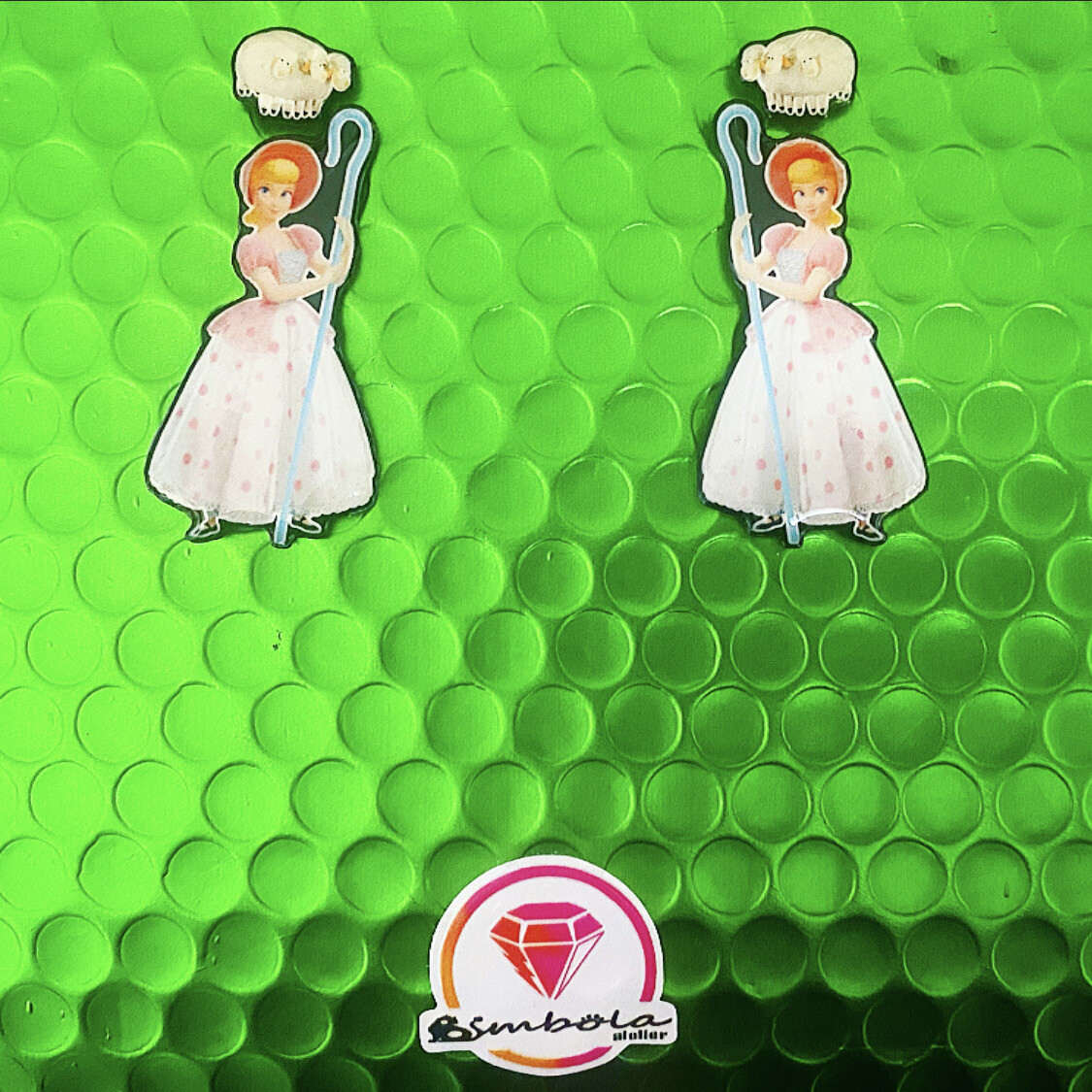Pendientes dibujos animados pastora Toy story