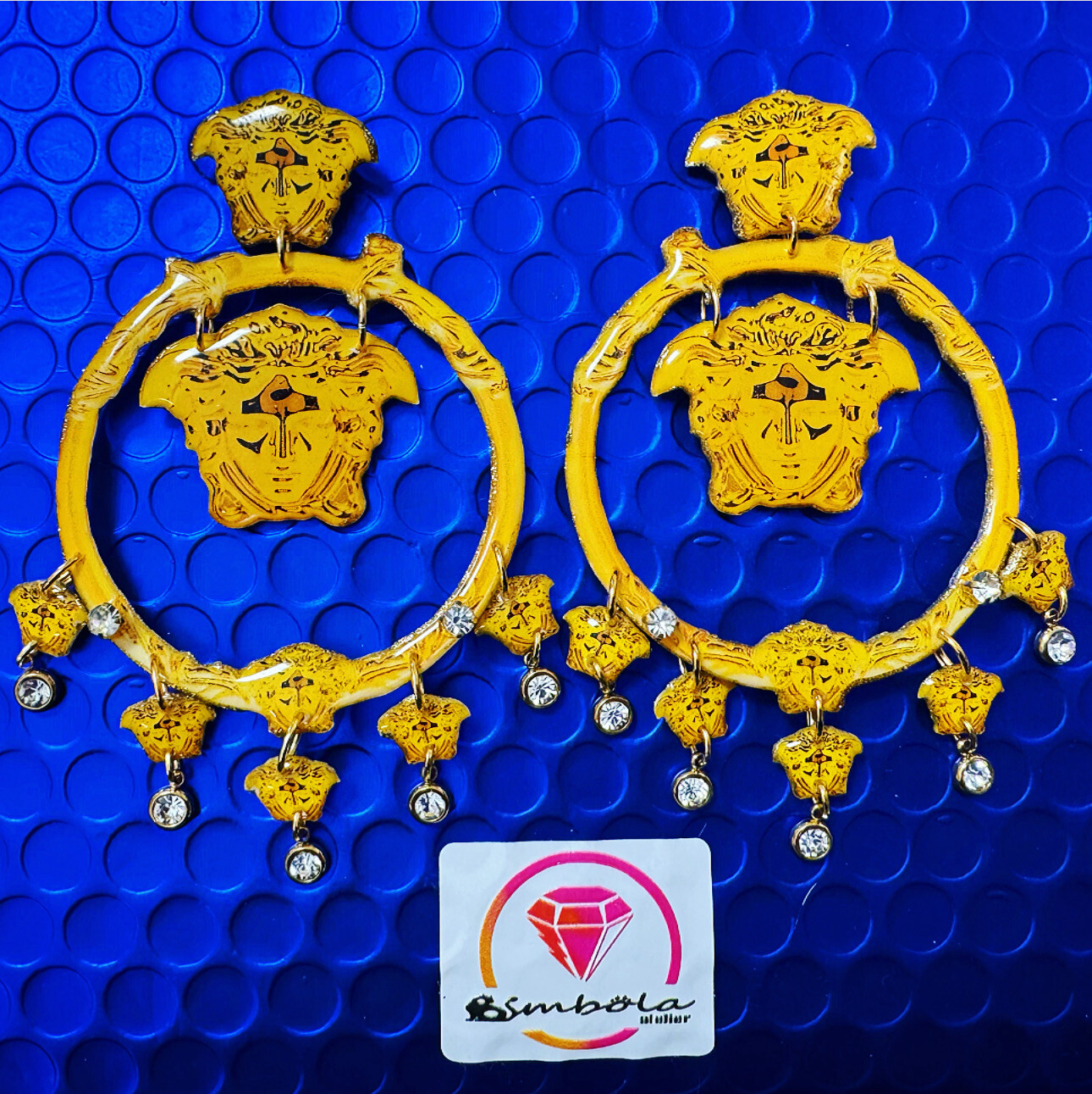 Pendientes gitana gipsy earrings pendientes etnicos pendientes strass perlas pendientes princesa