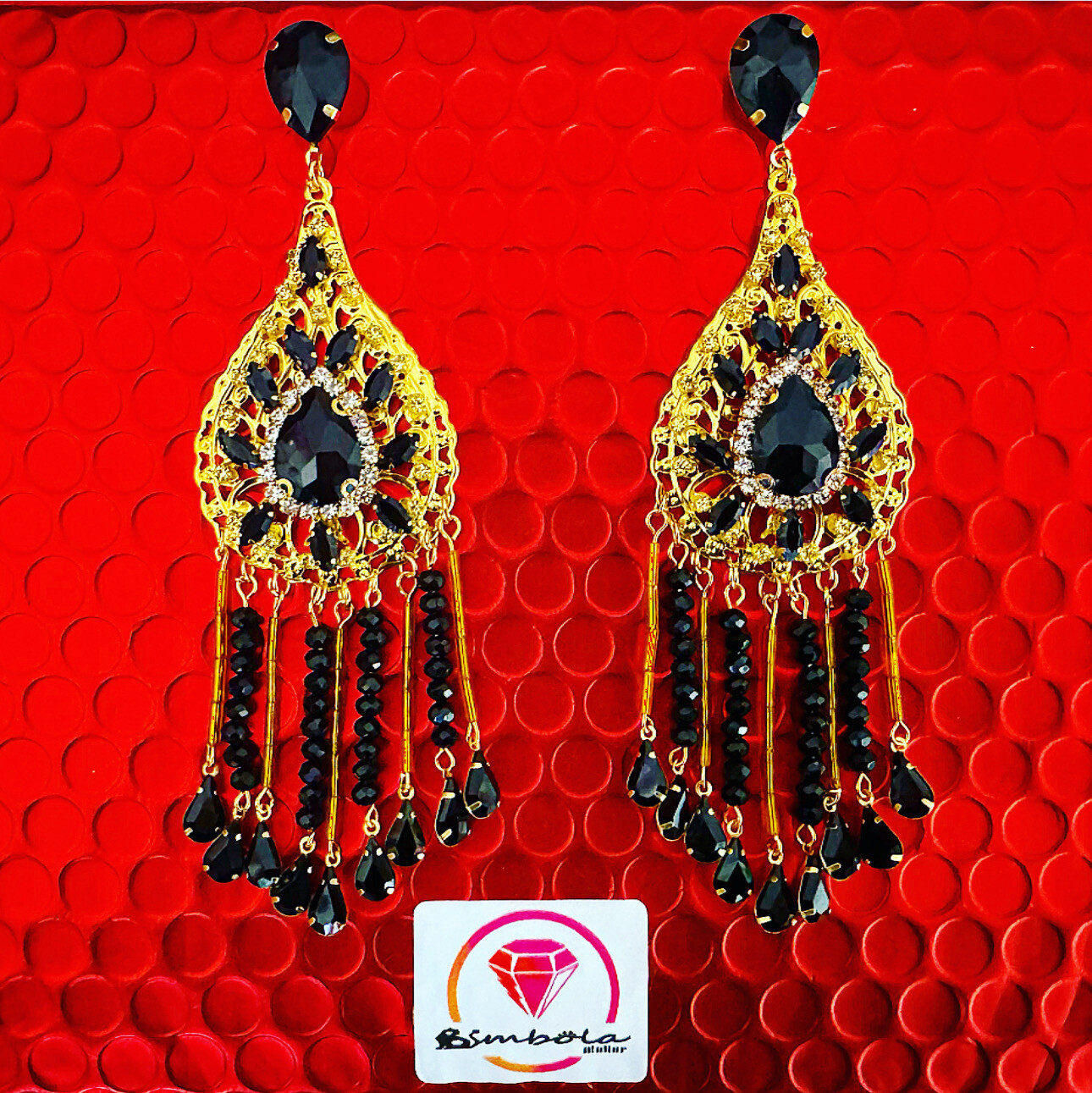 Pendientes gitana gipsy earrings pendientes etnicos pendientes strass perlas pendientes princesa