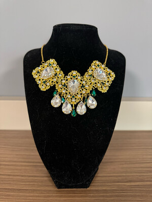 Collar cadena strass collar lujo collar etnico gipsy 