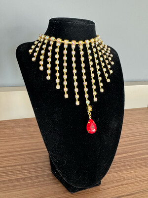 Collar cadena strass collar lujo collar etnico gipsy 