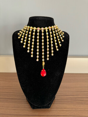 Collar cadena strass collar lujo collar etnico gipsy 