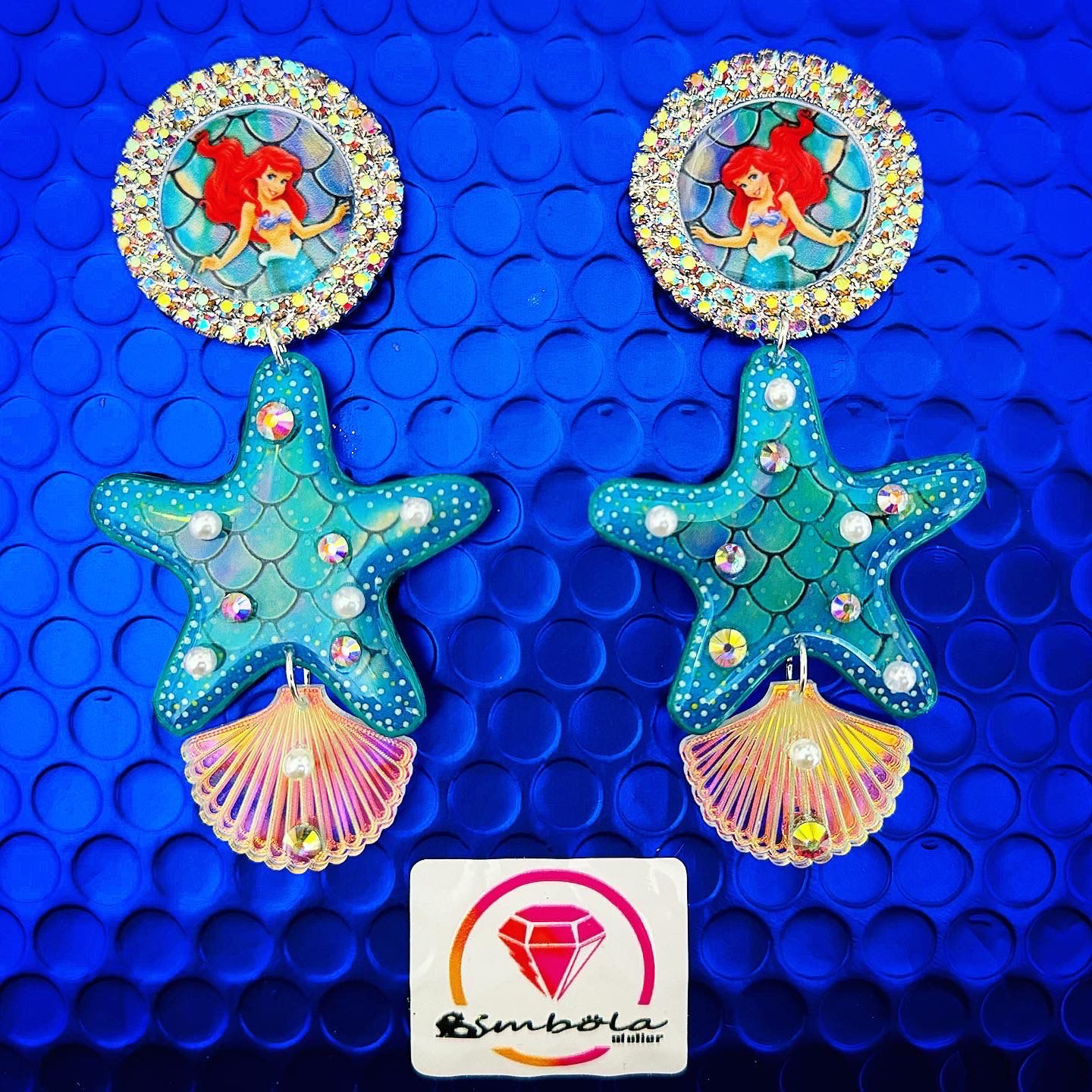 PENDIENTES SIRENITA ARIEL LITTLE MERMAID EARRINGS Pendientes princesas gipsy style
