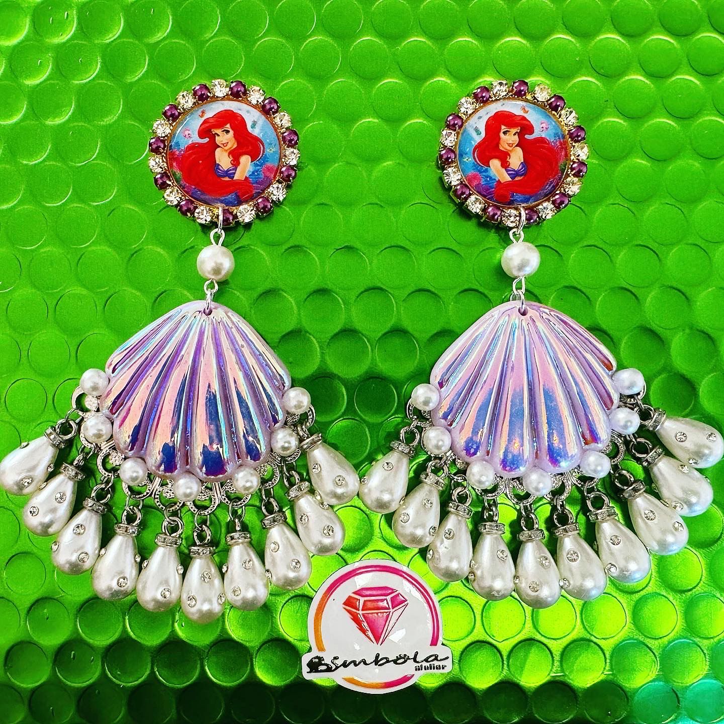 PENDIENTES SIRENITA ARIEL LITTLE MERMAID EARRINGS Pendientes princesas gipsy style
