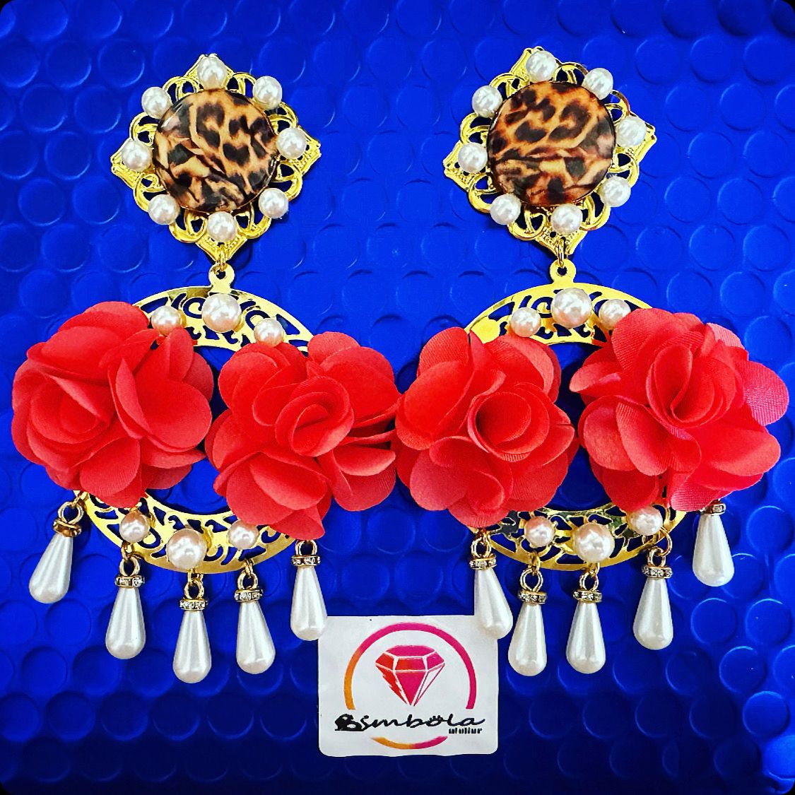 PENDIENTES FLAMENCOS PENDIENTES PEDRERÍA PENDIENTES FLORES FLAMENCO EARRINGS ROSAS